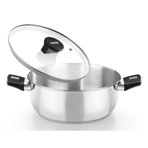 Caçarola MONIX Elite M240324 (Aço inoxidável 18/10 - 24 cm - Aço inoxidável), miniatura 2