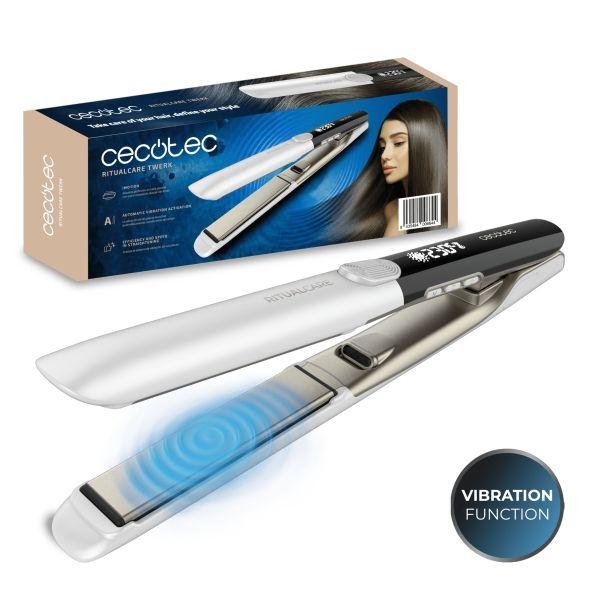 Alisador de Cabelo CECOTEC RitualCare Twerk (Queratina de cerâmica - Branco)