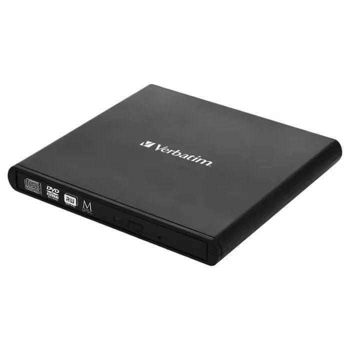 Gravador Externo de CD/DVD VERBATIM 98938 Slimline (Preto) — miniatura 2