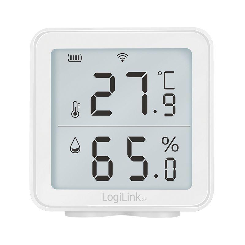 Termo-higrómetro Wi-Fi LOGILINK SC0116 (Branco)