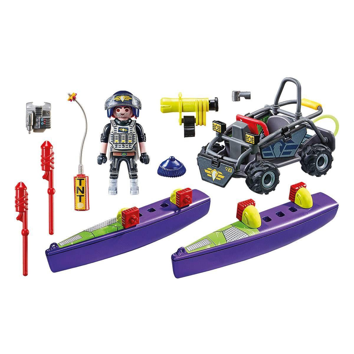 Conjunto PLAYMOBIL City Action 71147 Quad Multiterreno (5 anos - Multicor), miniatura 3