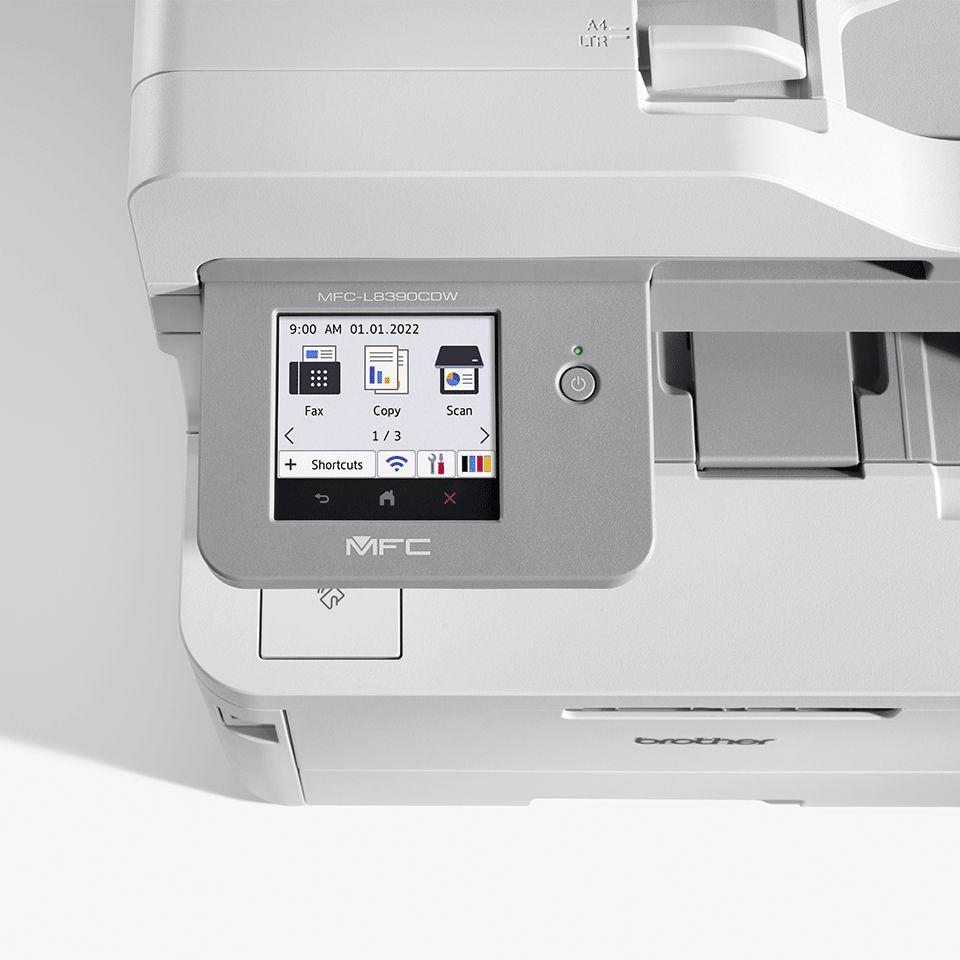 Impressora Multifuncional Laser LED a Cores BROTHER MFC-L8390CDW (A4 - Impressão a cores - 250 folhas - Branco) — miniatura 2