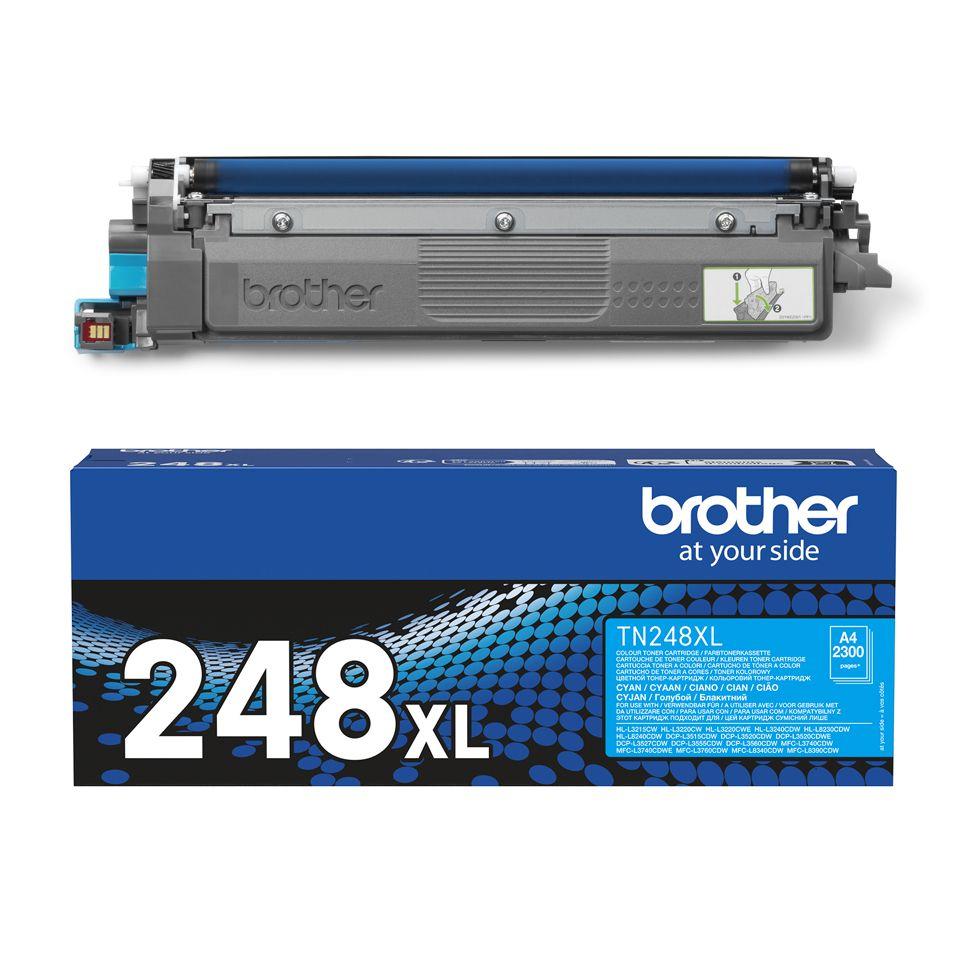 Toner BROTHER TN-248XLC (2300 páginas - Ciano), miniatura 6