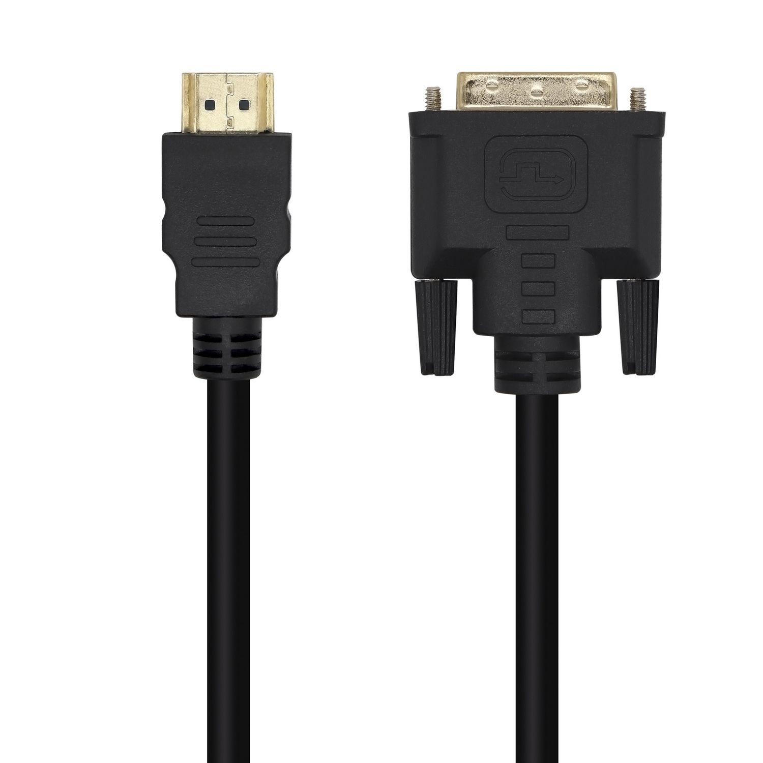 Cabo DVI para HDMI AISENS A117-0451 (3 m - HDMI Type A - Preto)