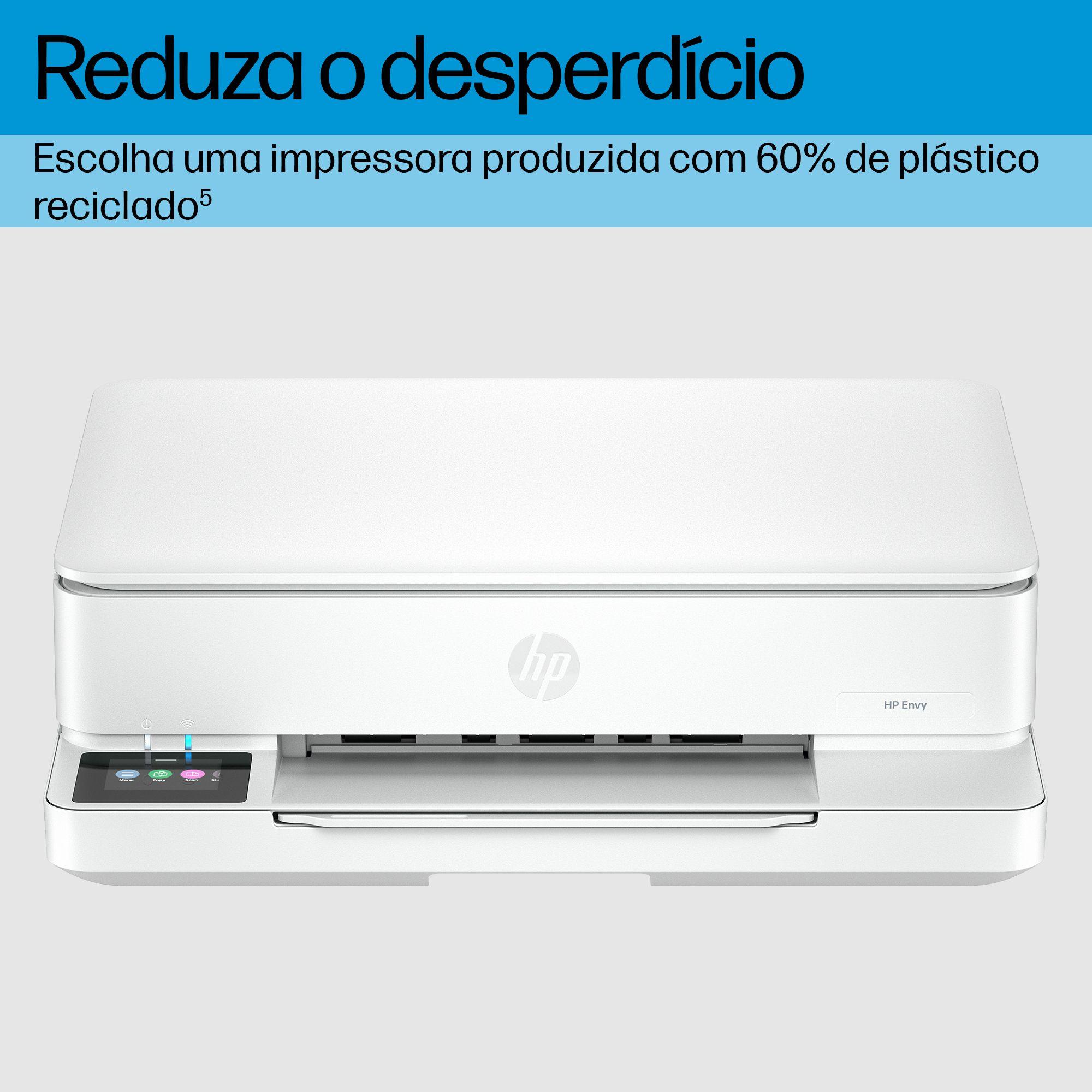 Impressora Multifunções HP ENVY 6110e (A4 - Impressão a cores - 100 folhas - Branco) — miniatura 6
