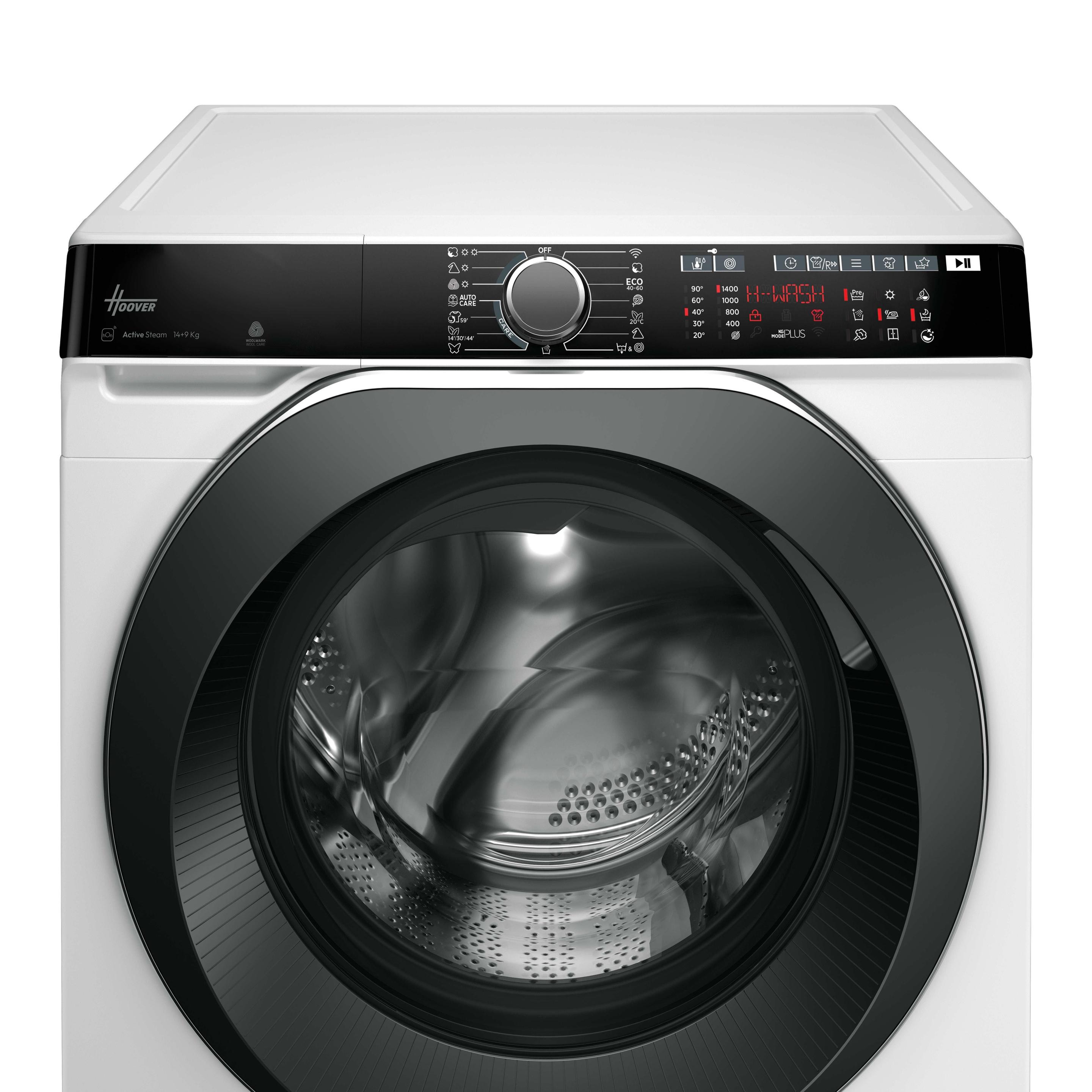 Máquina de Lavar e Secar Roupa Independente HOOVER HDP4149AMBC/1-S (B - 14 kg - 9 kg - Branco) — miniatura 5