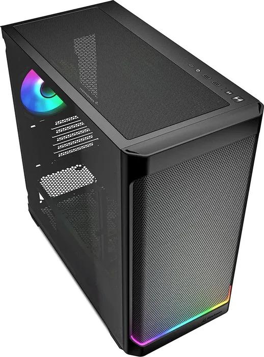 Caixa de Computador SHARKOON MK4W RGB Strip (Micro ATX, Mini-ITX - Micro Tower - RGB multicolorida - Preto) — miniatura 2