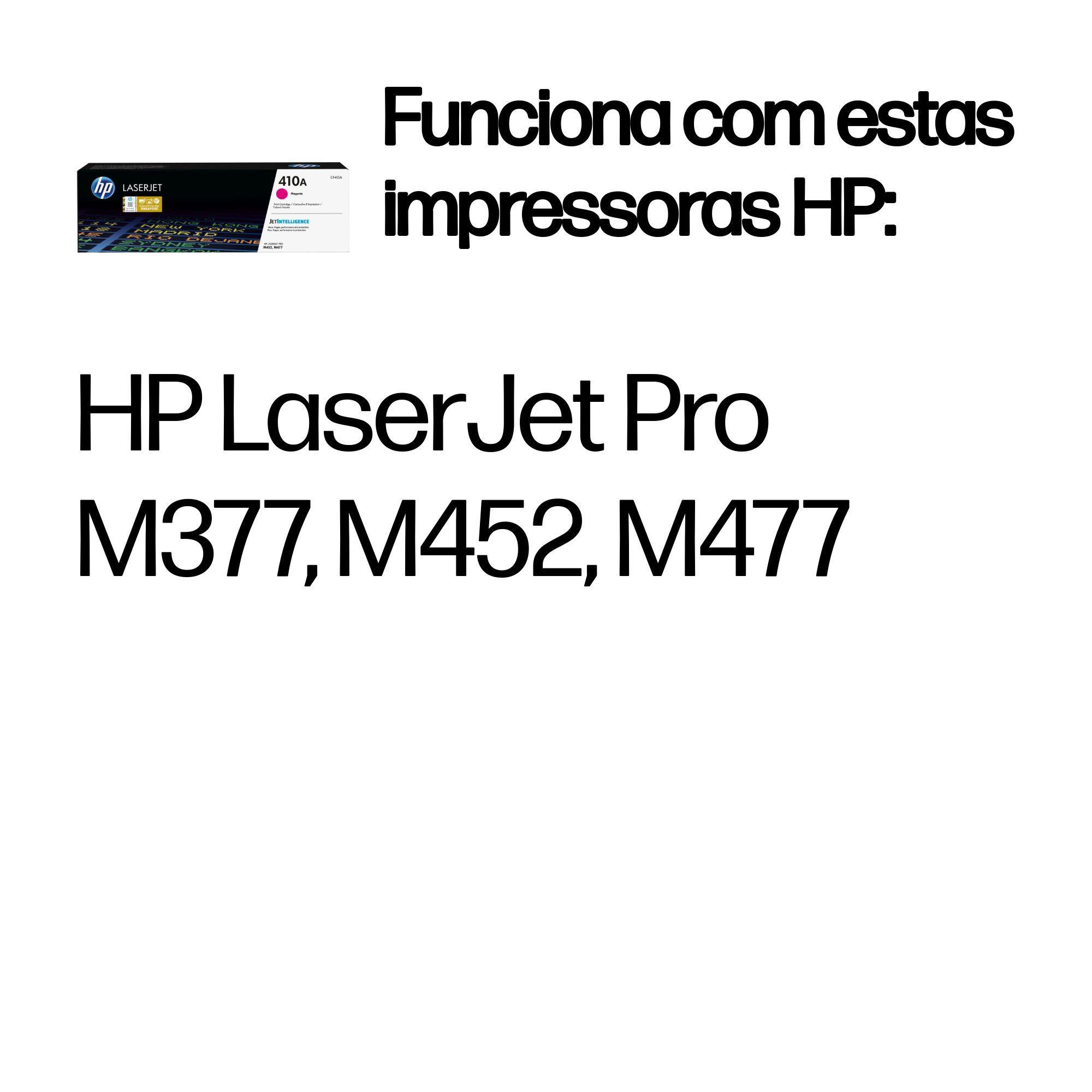 Toner HP 410A (2300 páginas - Magenta)