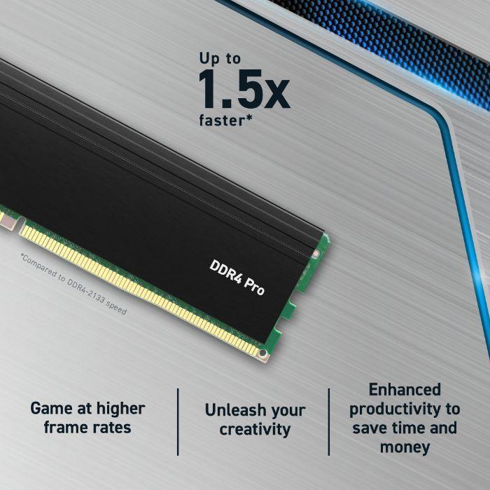 Kit Memória RAM CRUCIAL Pro CP2K16G4DFRA32A (3200 MHz - 32 GB - DIMM) — miniatura 2