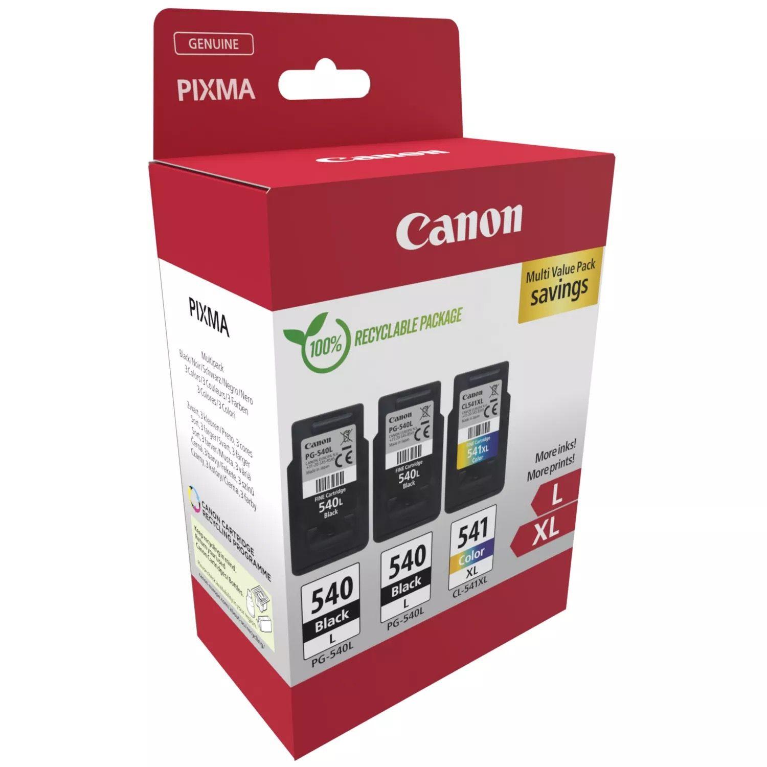 Pack de Tinteiros CANON 5224B017 (PG-540L + CL-541XL - Preto, Ciano, Magenta e Amarelo), miniatura 2