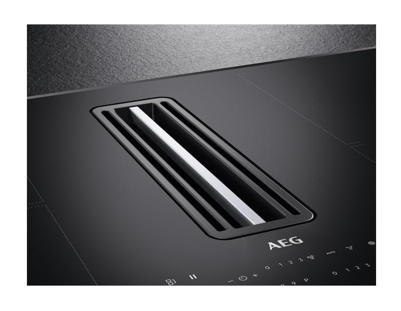 Placa de Indução com Exaustor Integrado AEG CCE84751CB (4 zonas - Placa de indução - Toque - Preto), miniatura 3