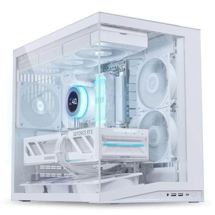 Caixa ATX LIAN LI O11 Dynamic Mini V2 Flow (ATX, Micro ATX, Mini-ATX - Mini Tower - ATX, Mini-ATX, Micro ATX - Branco) — miniatura 3