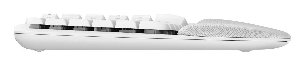 Teclado LOGITECH Wave Keys for Mac (Alemão - Membrana - Tamanho completo - Branco) — miniatura 4