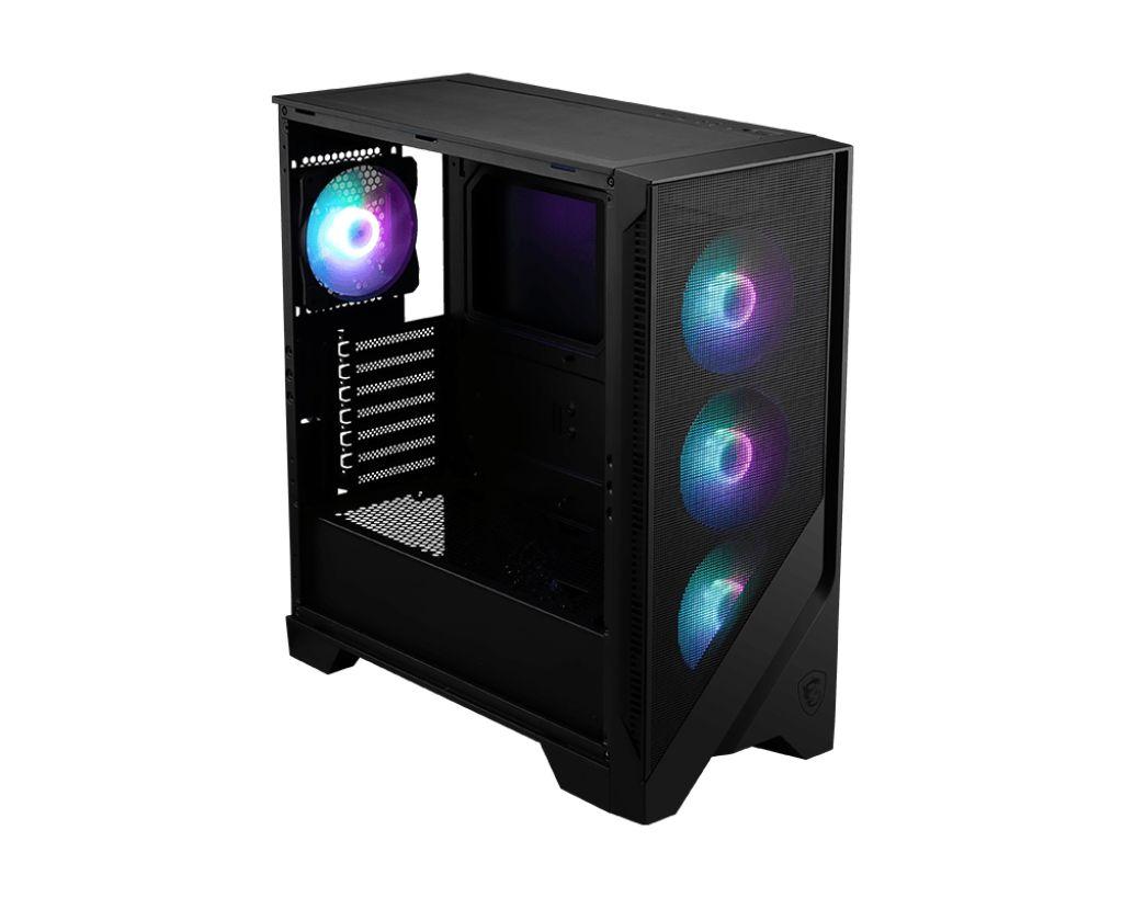 Caixa PC MSI MAG FORGE 320R AIRFLOW (micro ATX, Mini-ITX, ATX - Micro Tower - ATX, micro ATX, Mini-ITX - Preto) — miniatura 2