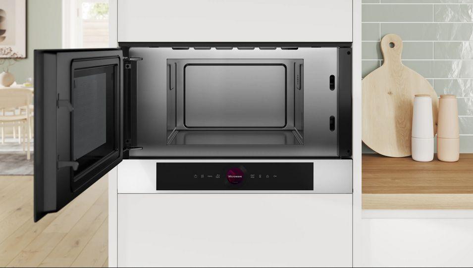 Micro-ondas Encastre BOSCH BFL7221W1 (900 W - 21 L - Toque - Branco), miniatura 3