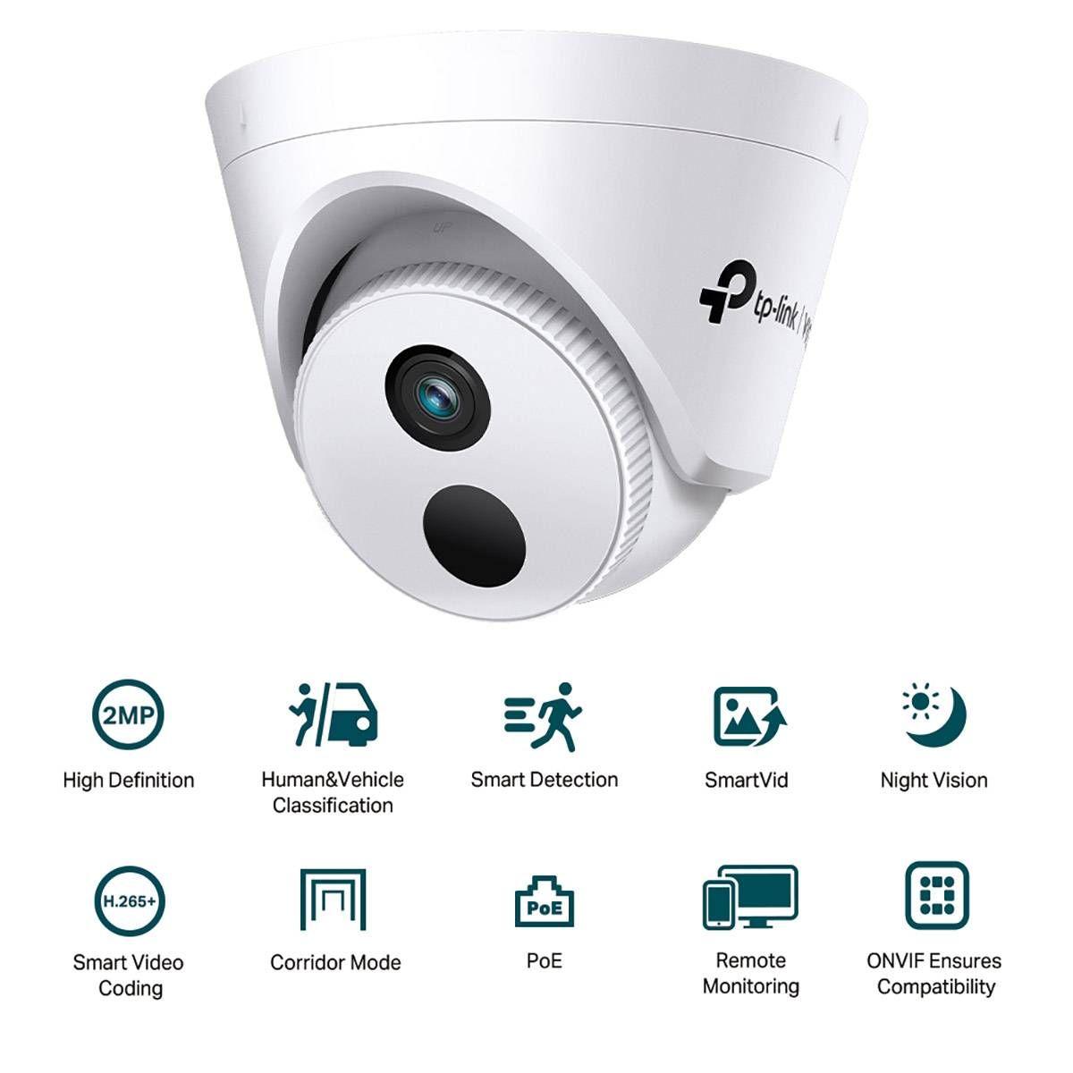 Câmara de Segurança de Rede TP-LINK VIGI C420I (H.264, H.264+, H.265, H.265+ - Interior - Plástico - Branco), miniatura 2