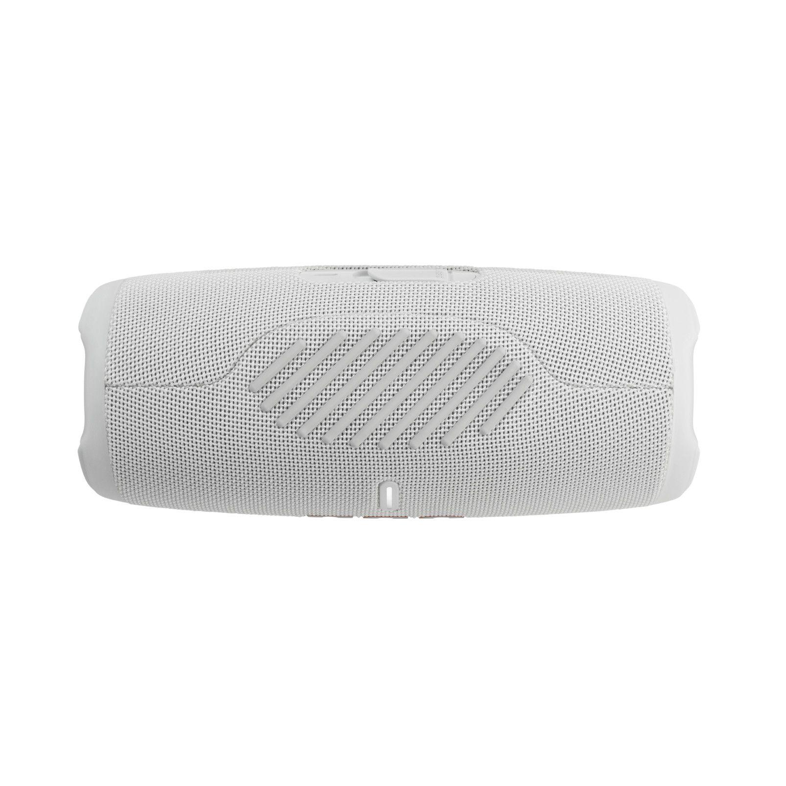 Coluna Portátil Estéreo JBL Charge 5 (40 W - USB Type-C - Branco) — miniatura 4