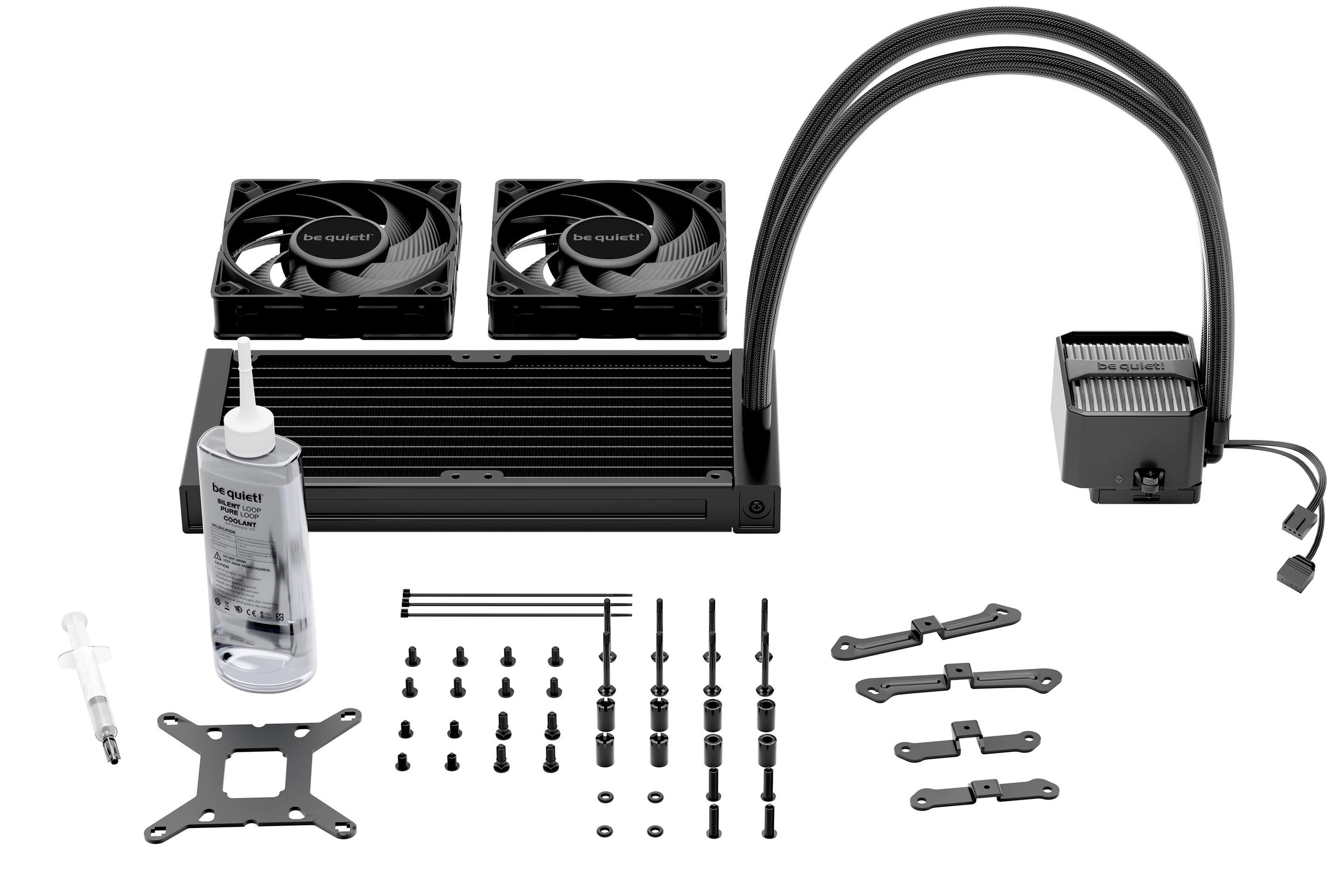 Kit de Refrigeração Líquida BE QUIET! Silent Loop 3 240 mm (120 mm - 2 ventoinhas - 2500 RPM - Preto) — miniatura 7
