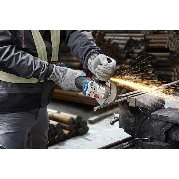 Rebarbadora Angular BOSCH GWS 18V-8 Professional (Azul e Preto), miniatura 3