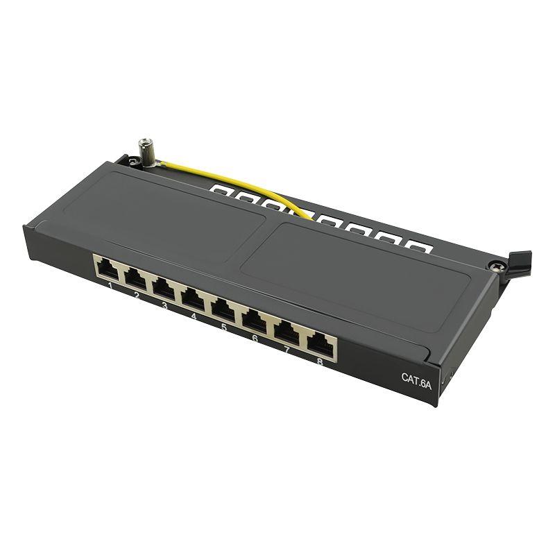 Mini Painel de Patch LOGILINK NP0064B (RJ-45 - Preto)