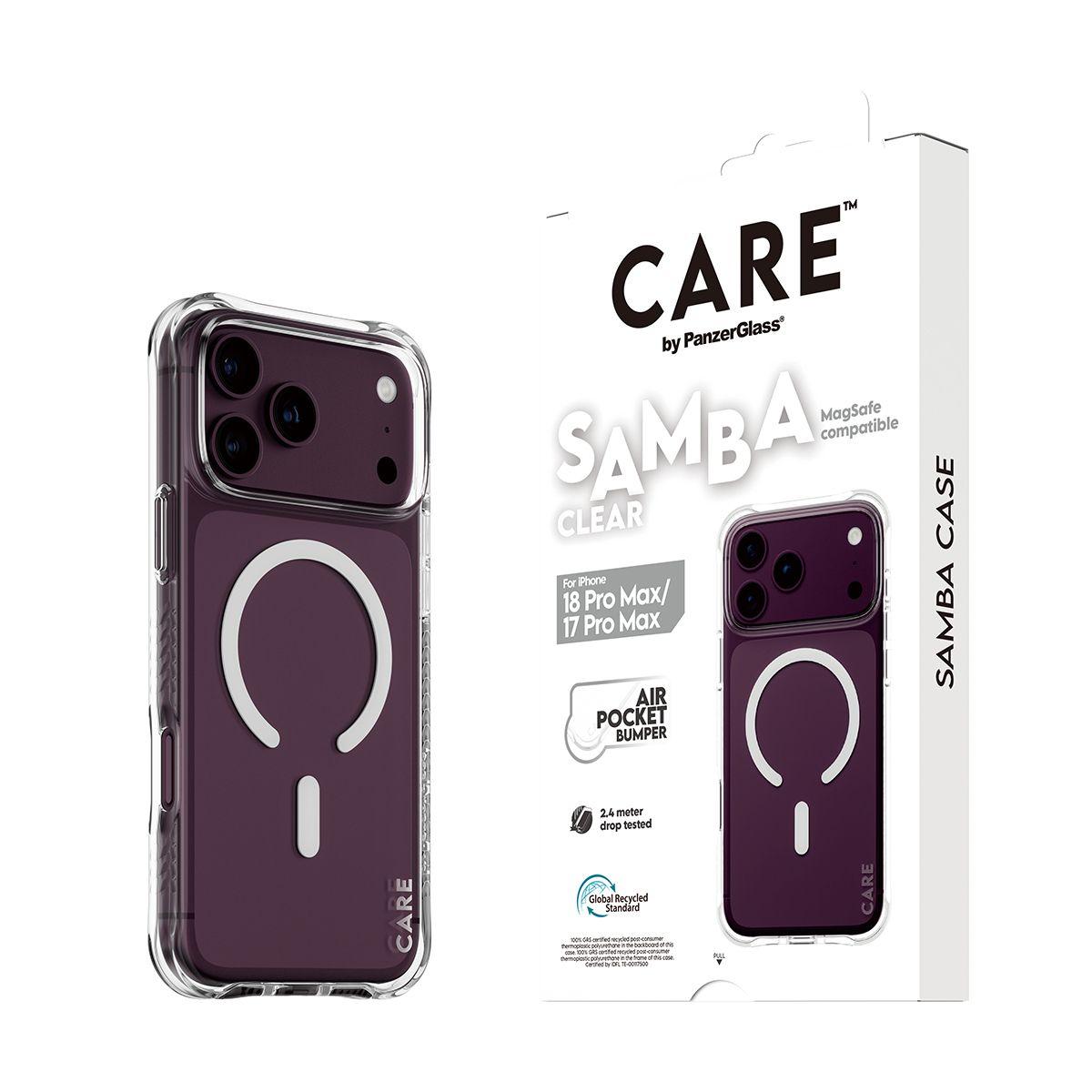 Capa PANZERGLASS CARE by PanzerGlass Samba Case iP17/18 Pro Max (Transparente), miniatura 6