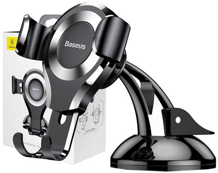 Suporte de Carro Gravitacional BASEUS Osculum (Preto e Prateado) — miniatura 3