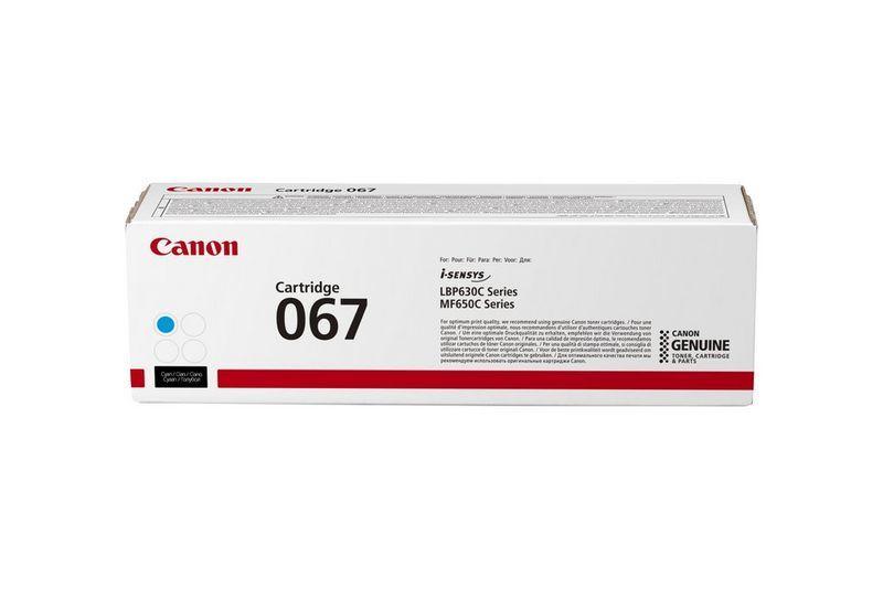 Toner CANON 067 (1250 páginas - Ciano)