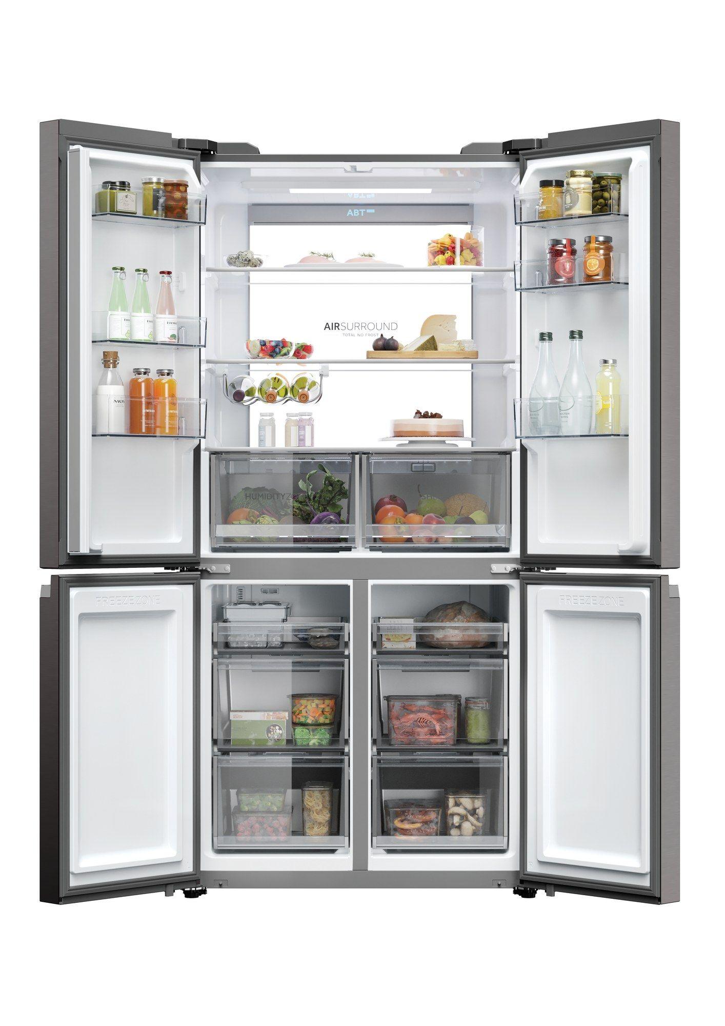 Frigorífico Americano Independente HAIER HCR79F19CNMD (642 L - 191x91x75 cm - Platina/Inox), miniatura 2
