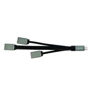 Hub USB-C LOGILINK UA0315 (Preto e Cinzento), miniatura 3