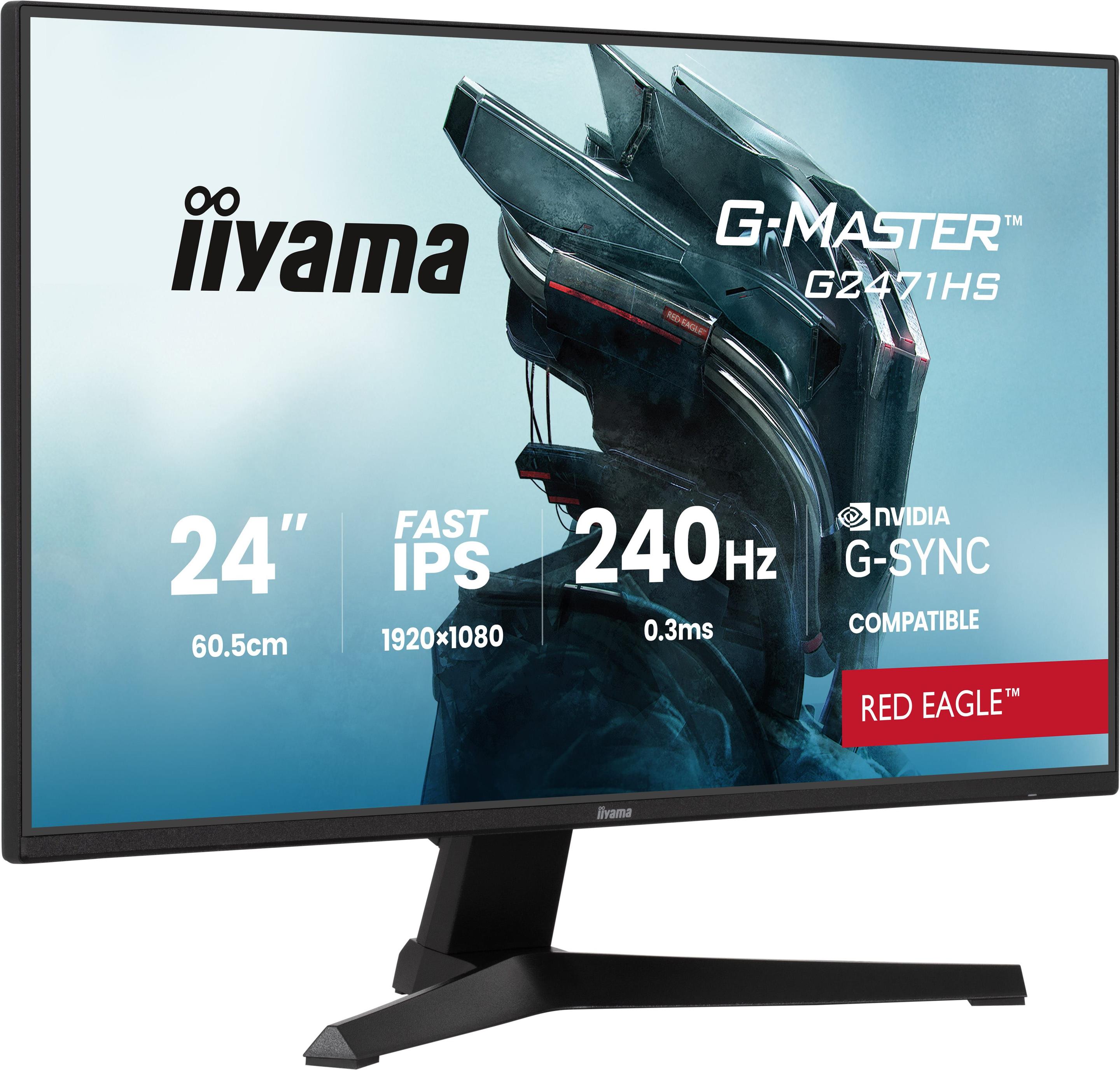 Monitor IIYAMA G-Master G2471HS-B1 (23,8" - Fast IPS - 240 Hz - Preto) — miniatura 3