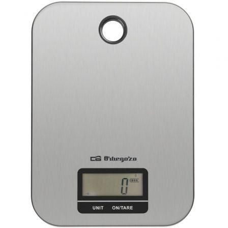 Balança de Cozinha ORBEGOZO PC 1019 (Altura 22 cm - Prateado)