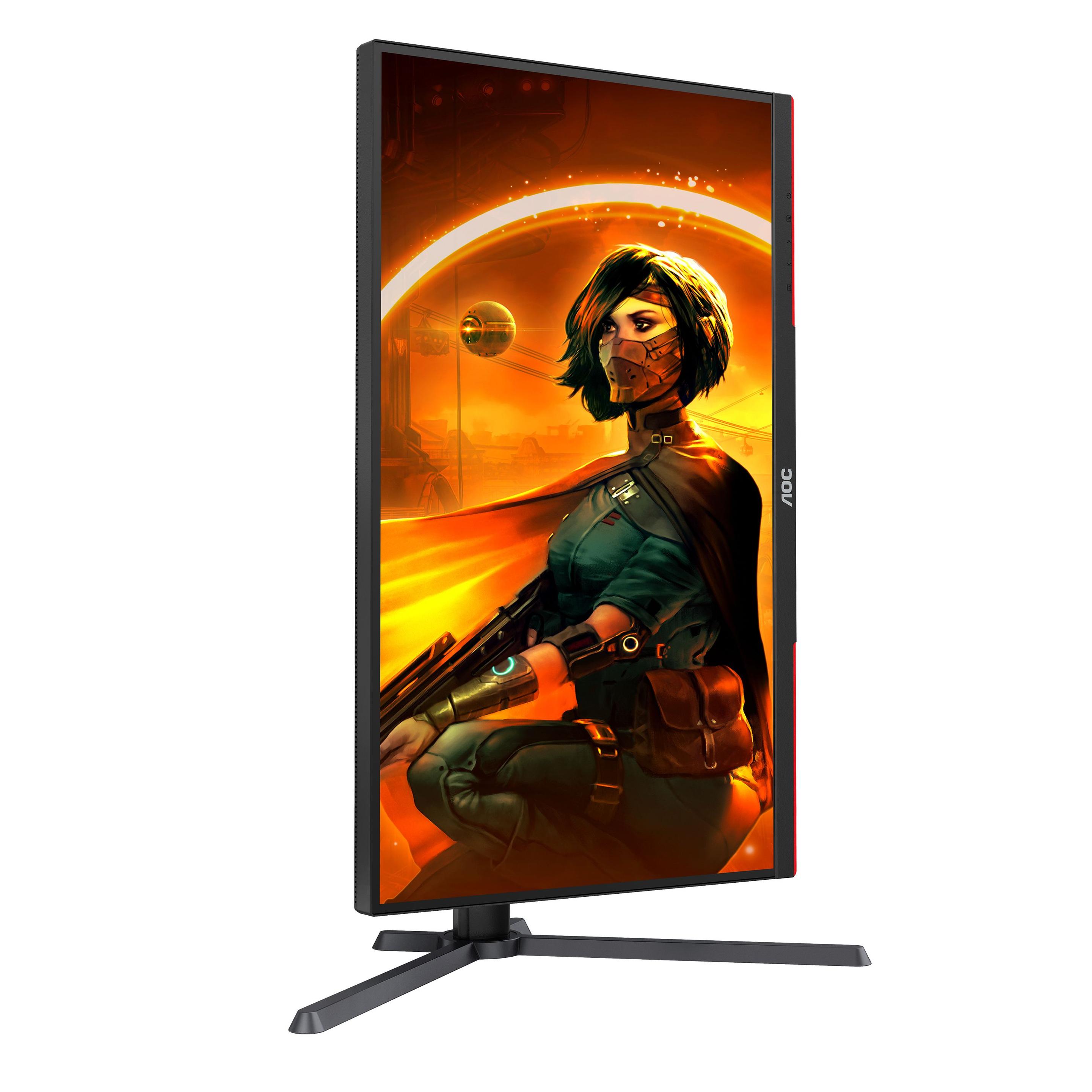 Monitor AOC Q27G3XMN/BK (27" - Fast VA - 180 Hz - Preto/Vermelho) — miniatura 7