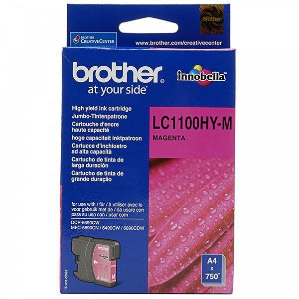 Tinteiro BROTHER LC1100HYM (750 páginas - Magenta), miniatura 3
