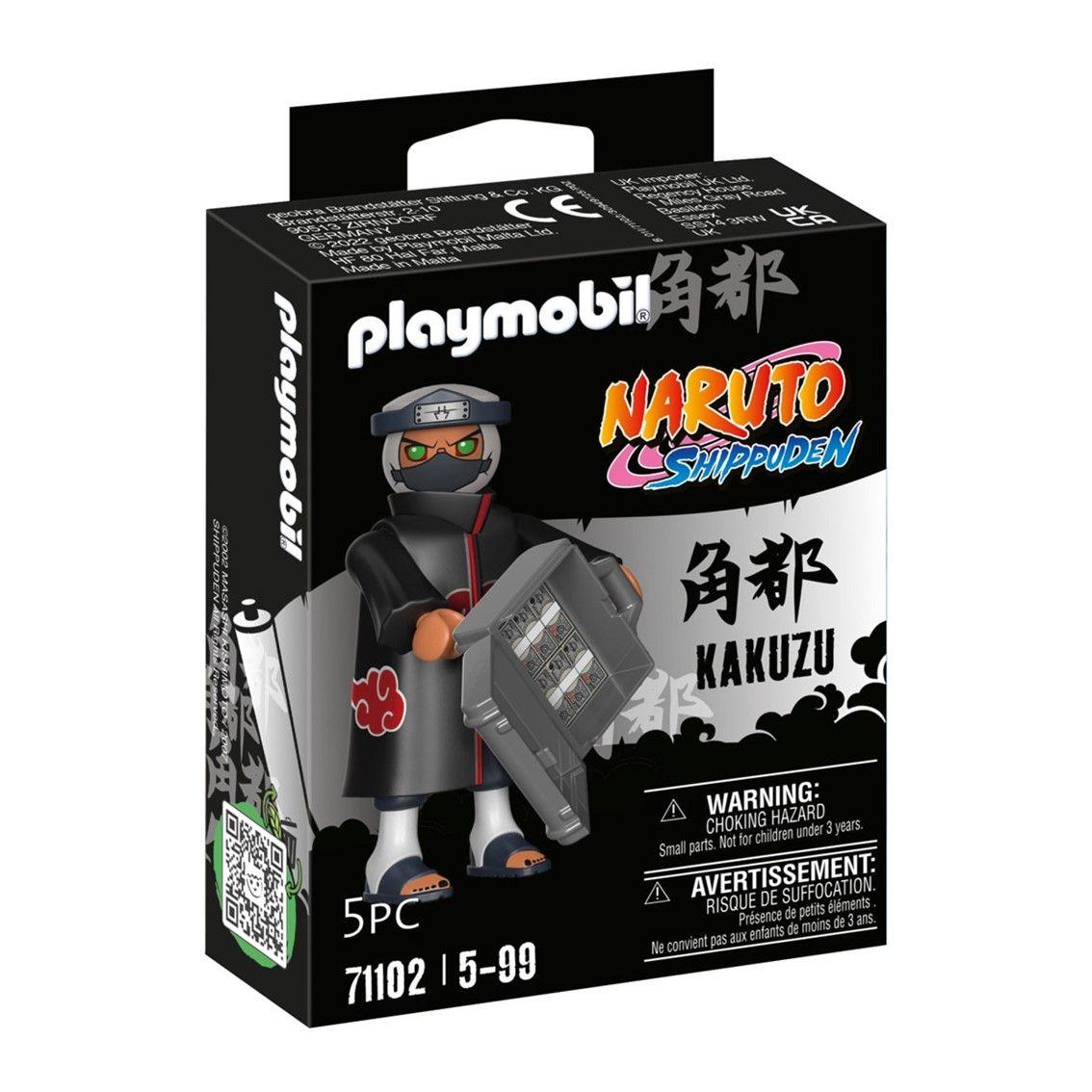 Conjunto de Figuras de Brincar PLAYMOBIL Naruto Shippuden Kakuzu (5 anos - Multicor)
