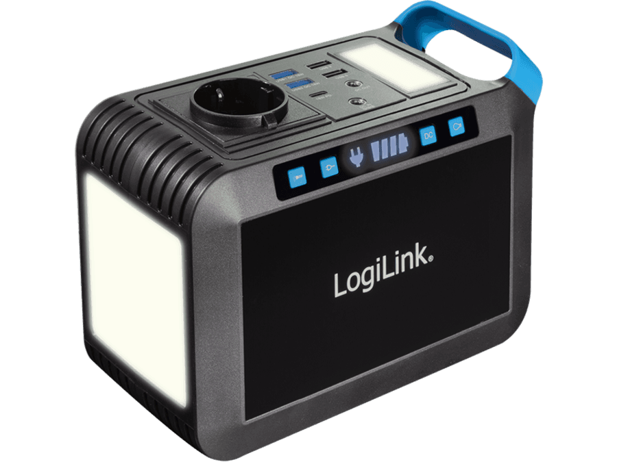 Estação de Energia Portátil LOGILINK PPS0301 (LOGILINK H65138 - Preto)