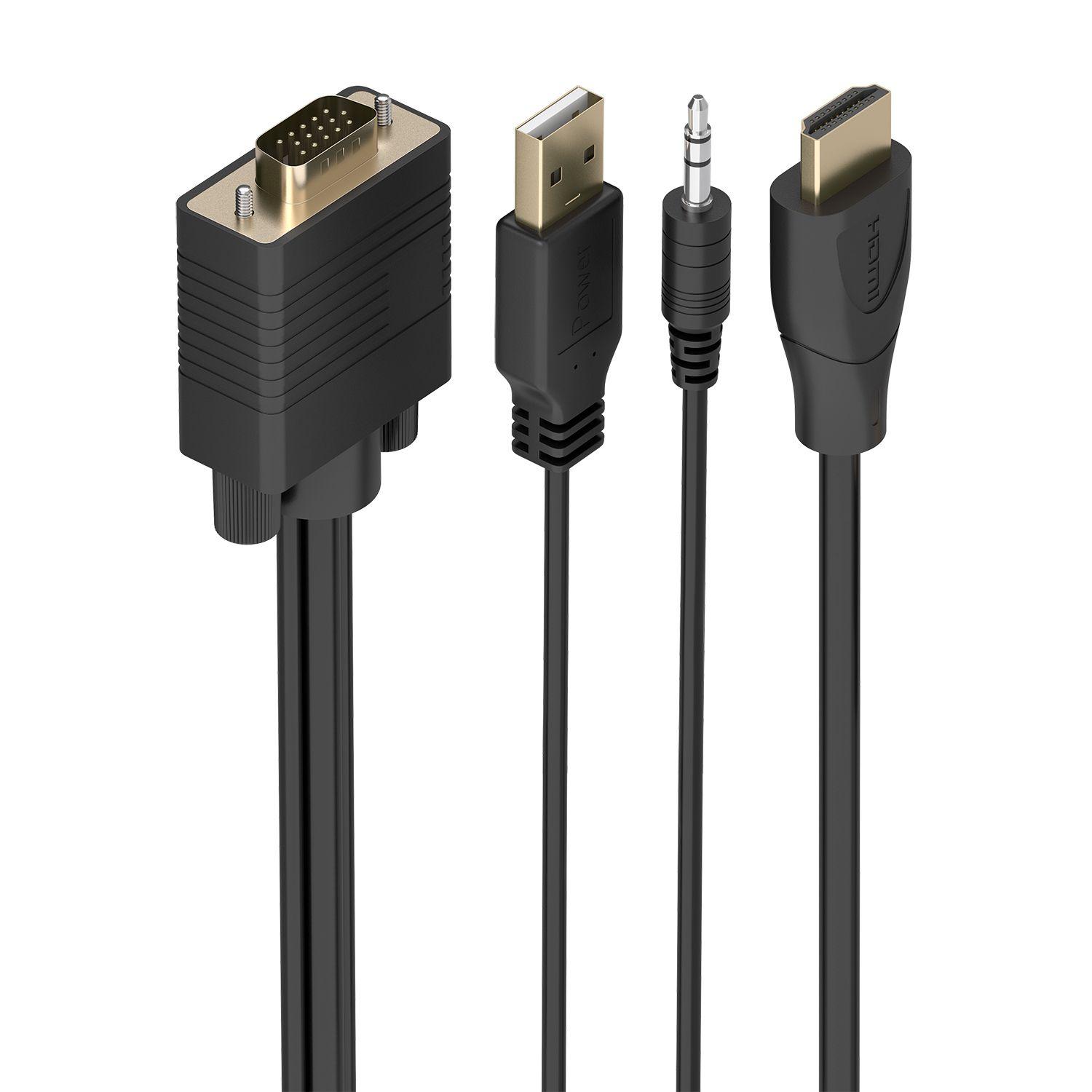 Cabo Conversor AISENS A122-1014 (1,5 m - HDMI Type A - Preto)