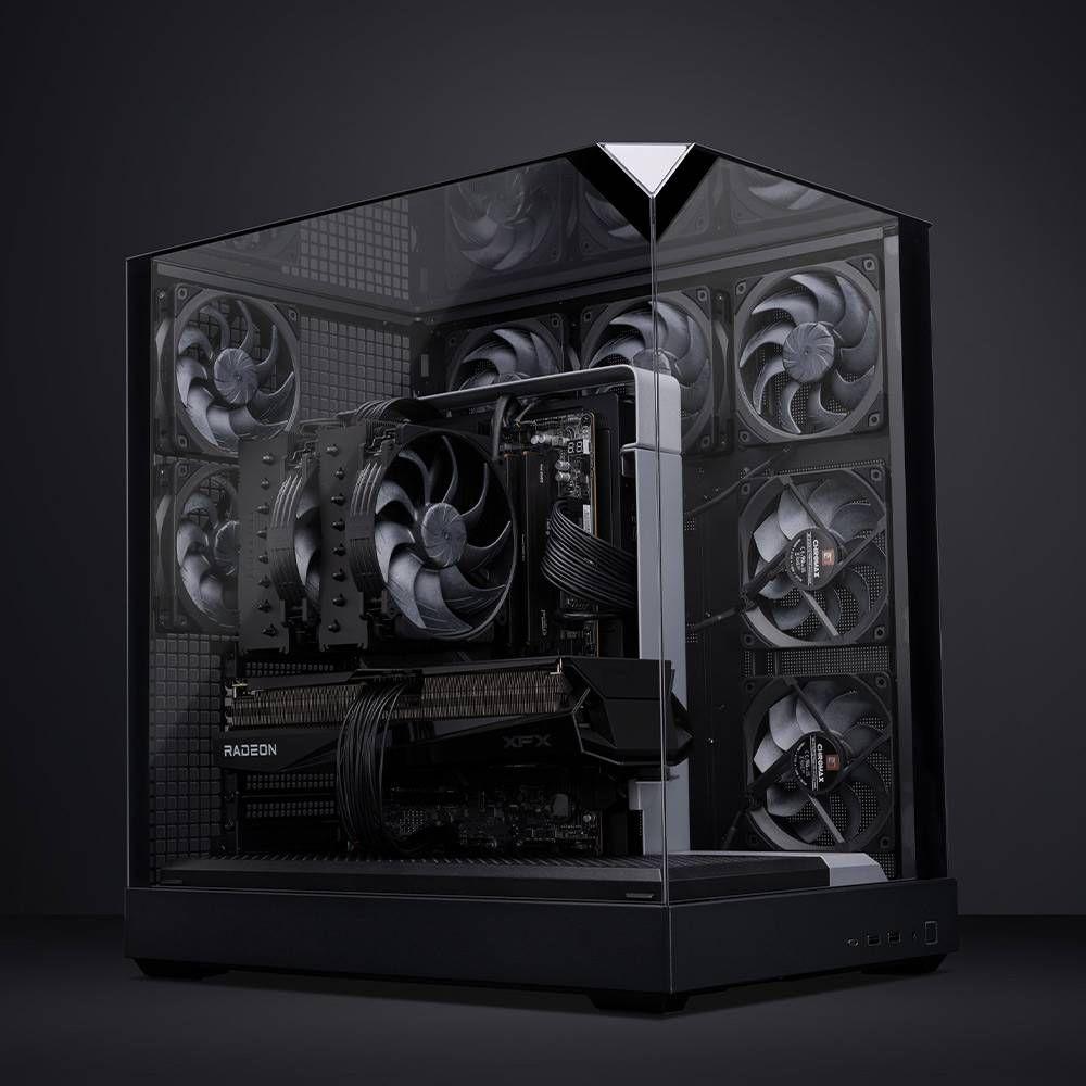 Conjunto de Ventoinhas NOCTUA NF-A12x25 G2 PWM Sx2-PP chromax.black (PBT, ABS, LCP e borracha - 1,8 W - Preto), miniatura 5