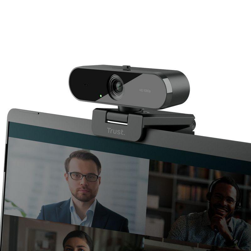 Webcam TRUST TW-200 (USB - Windows 10, Windows 11 - Preto) — miniatura 4
