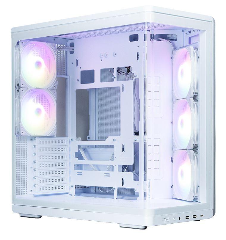 Caixa PC ZALMAN P60 White (ATX, Mini-ITX - Midi Tower - Plástico, aço, vidro temperado - Branco)