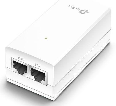 Adaptador PoE TP-LINK TL-POE2412G (Gigabit Ethernet - 1 unidade - 10/100/1000 Mbit/s - Branco)