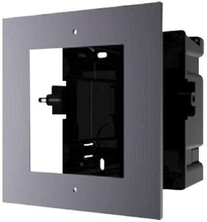 Painel Frontal e Caixa de Encastre HIKVISION DS-KD-ACF1/Plastic (1 Módulo - Alumínio e Preto) — miniatura 2