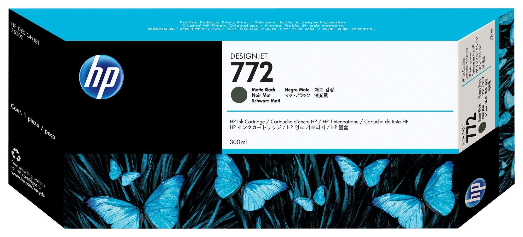 Tinteiro HP DesignJet 772 CN635A (Preto Mate), imagem 1