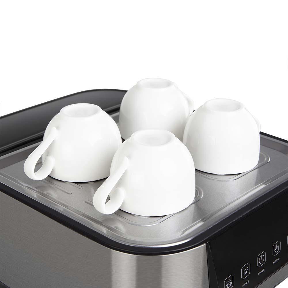Máquina de Café Expresso ORBEGOZO EX 6000 (Doses individuais, Café moído - 1050 W - 20 bar - Preto e Aço Inoxidável) — miniatura 4