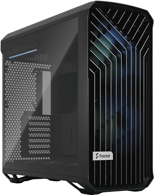 Caixa PC FRACTAL DESIGN Torrent Compact RGB TG Light Tint (Torre - Aço, vidro temperado - 17,4 cm - Preto)