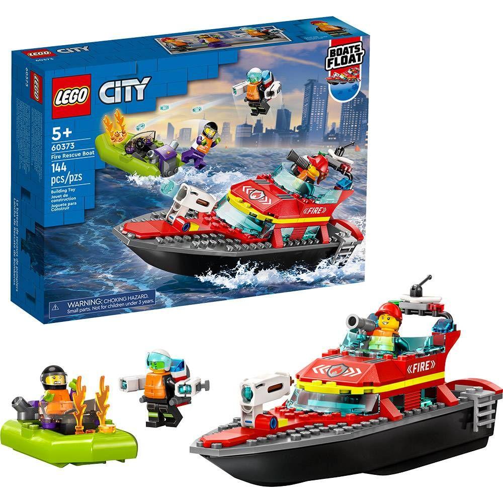 LEGO 60373 City Barco de Resgate dos Bombeiros (5+ anos - 144 peças), miniatura 3
