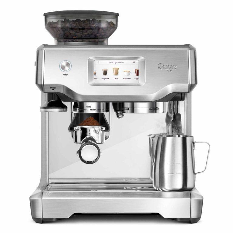 Máquina de Café Expresso SAGE SES880BSS Barista Touch (Grãos de café - 2 l - 250 g - Aço Inoxidável)