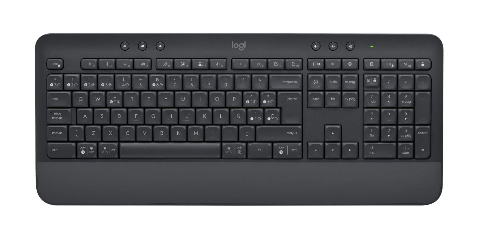 Conjunto de Teclado e Rato LOGITECH Signature MK650 (Espanhol - Interruptor de membrana - Tamanho completo - Grafite) — miniatura 5