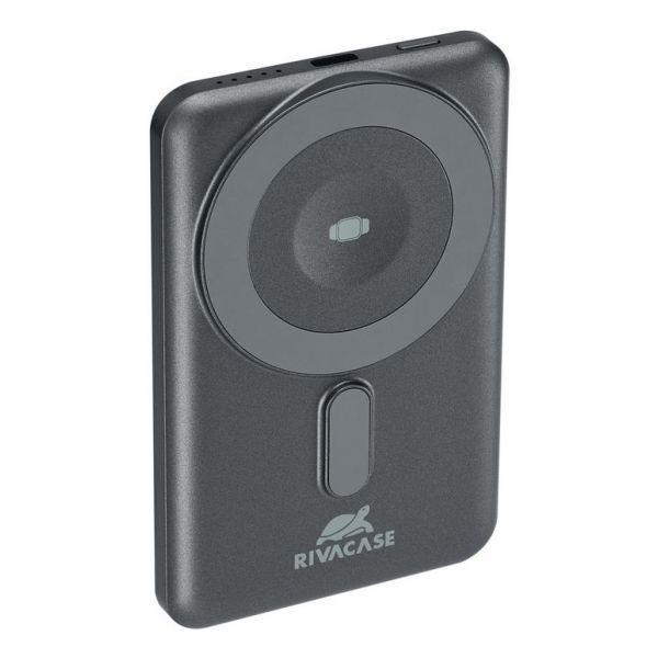 Powerbank Magnética RIVACASE VA2607 (5000 mAh - 19,25 Wh - Até 20 W - Cinzento), miniatura 2