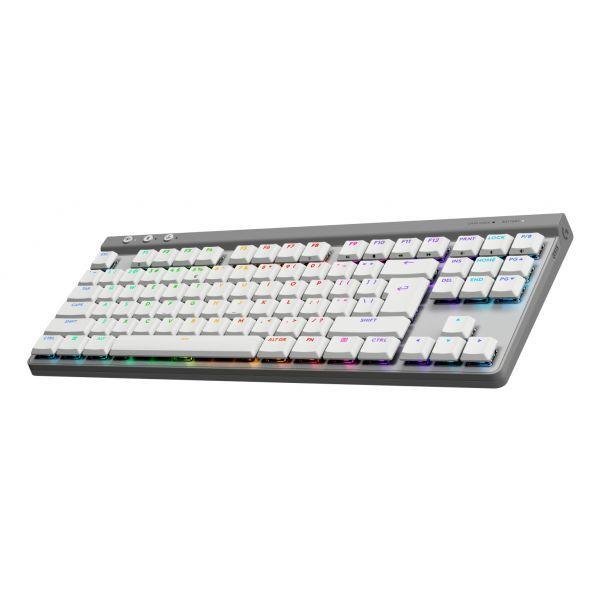 Teclado LOGITECH G515 LIGHTSPEED TKL (Estados Unidos - Logitech GL Tactile - RF sem fios + Bluetooth - Branco) — miniatura 3