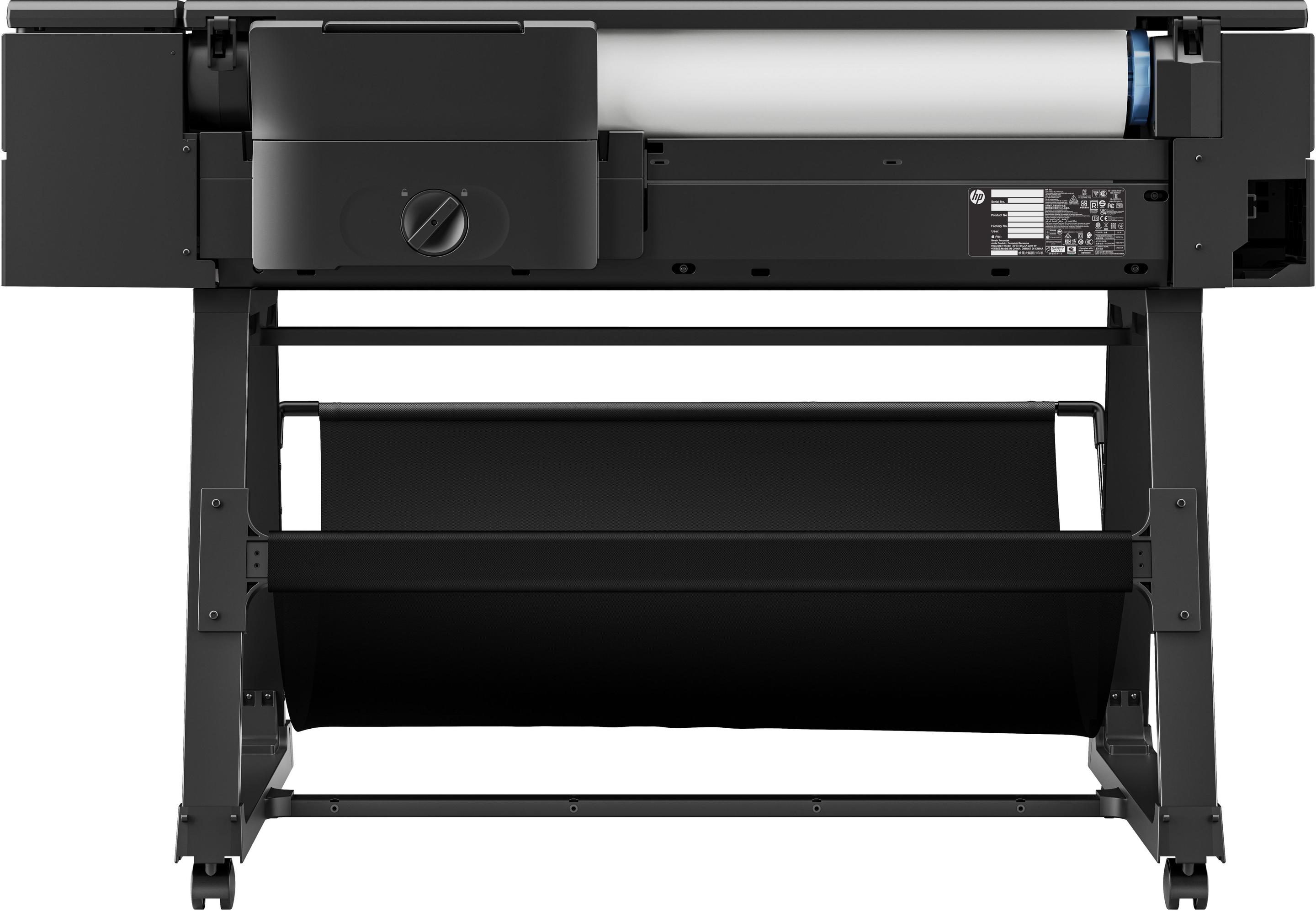 Impressora de Grande Formato Multifunções HP DesignJet T850 (36" - A0 - Preto), miniatura 8